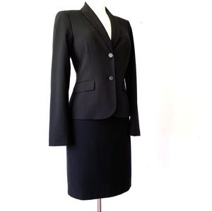 Calvin Klein Black Pencil Skirt Business Suit
